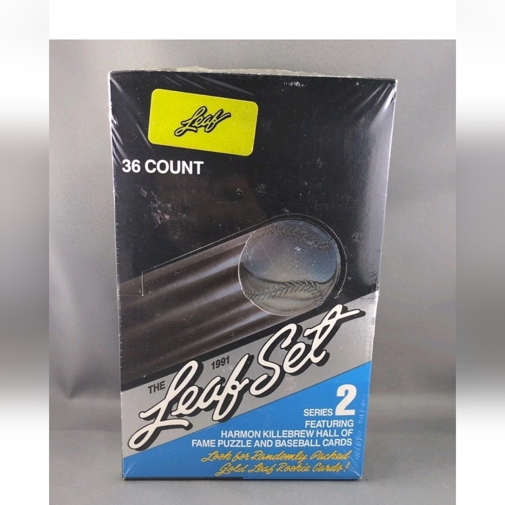 1991 The Leaf Set Baseball Cards Series 2 Factory Sealed 36 Pk Box Killebrew